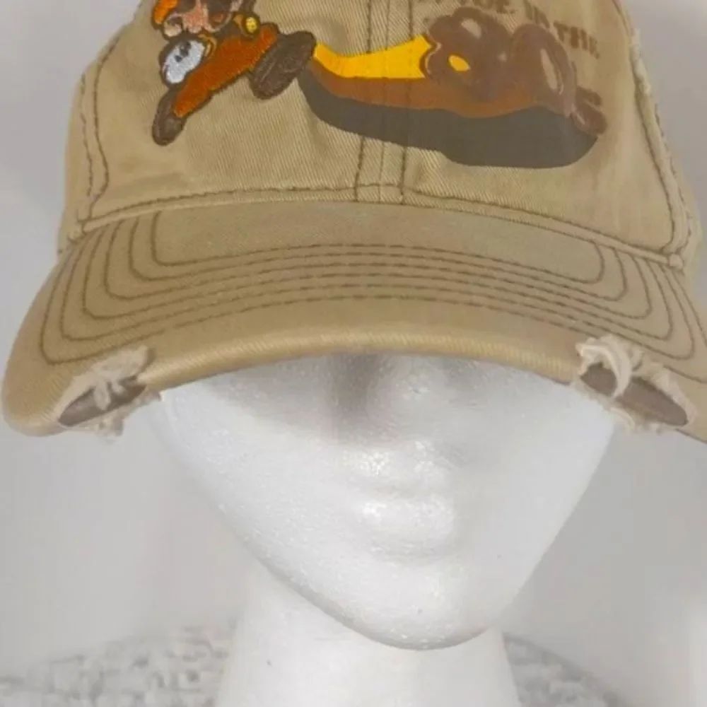Distressed Nintendo Mario Brothers Mario Cap - Picture 3 of 11